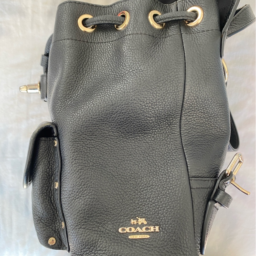Coach Mini Turnlock Rucksack Backpack - Picture 16 of 17